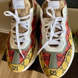 Gucci sneakers size 12 wore Twice